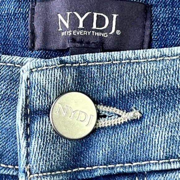 NYDJ Marilyn Straight Ankle Size 12 Long Lift X Tuck Technology - Picture 4 of 12